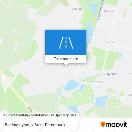 Весёлая улица map