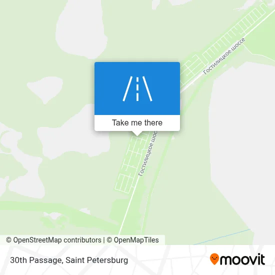 30th Passage map