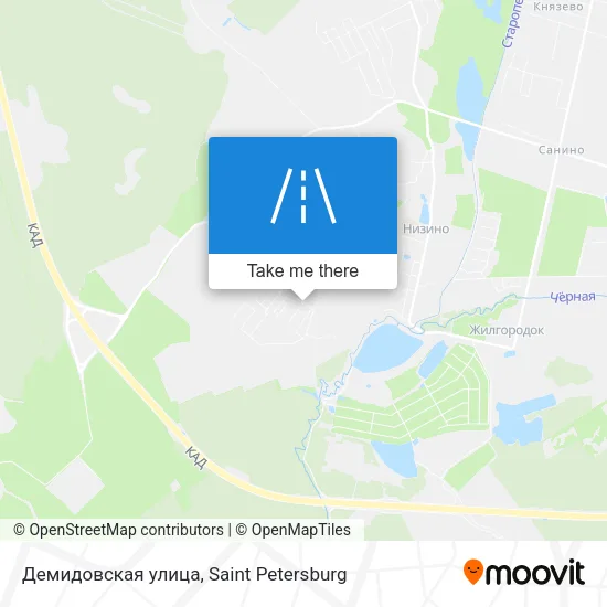 Демидовская улица map