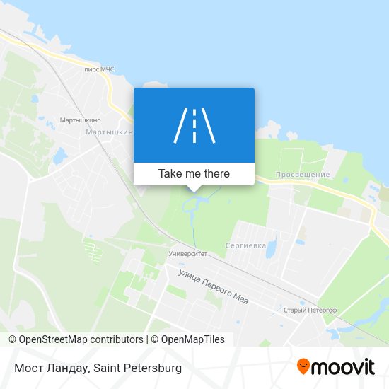 Мост Ландау map