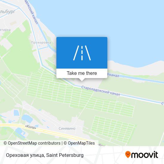 Ореховая улица map