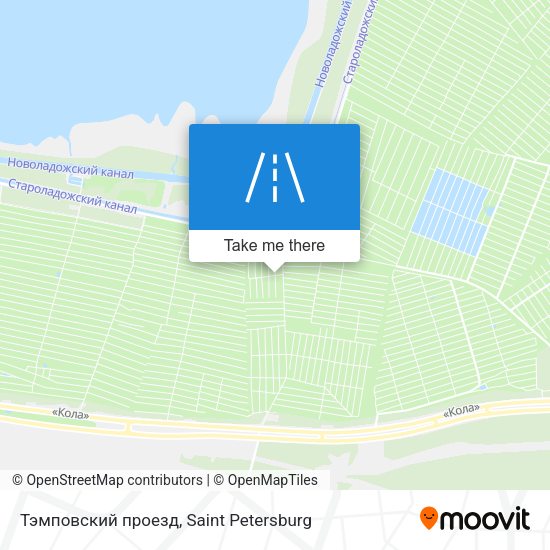 Тэмповский проезд map