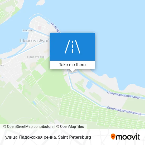 улица Ладожская речка map