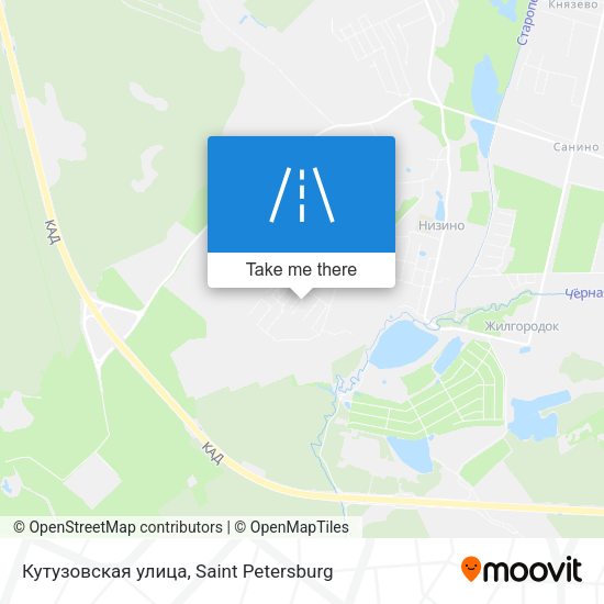 Кутузовская улица map