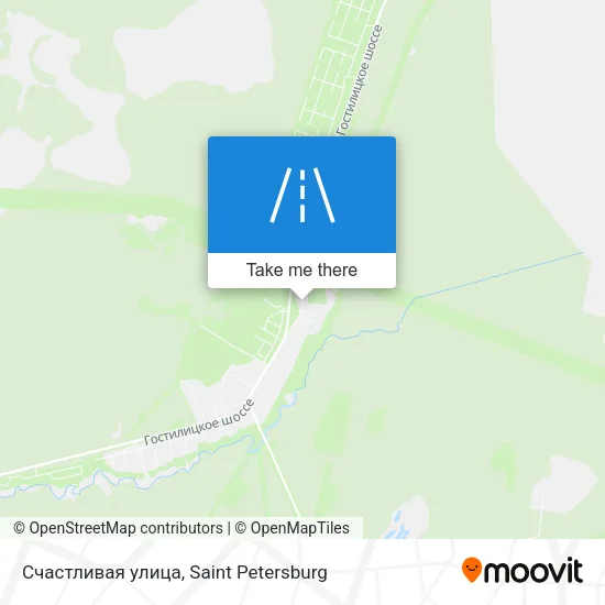 Счастливая улица map