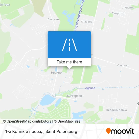 1-й Конный проезд map