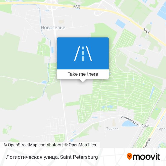 Логистическая улица map