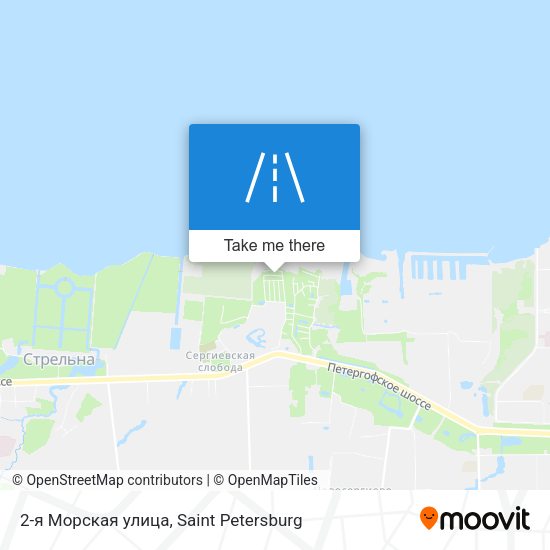2-я Морская улица map
