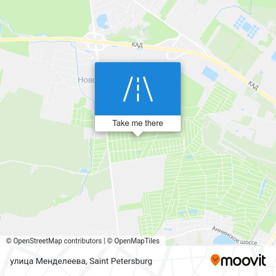 улица Менделеева map
