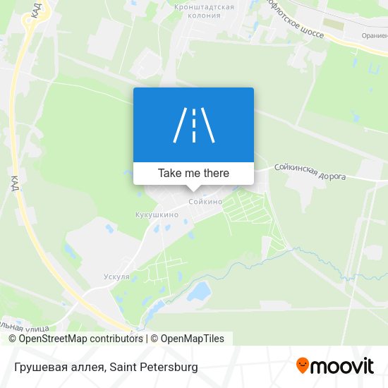 Грушевая аллея map