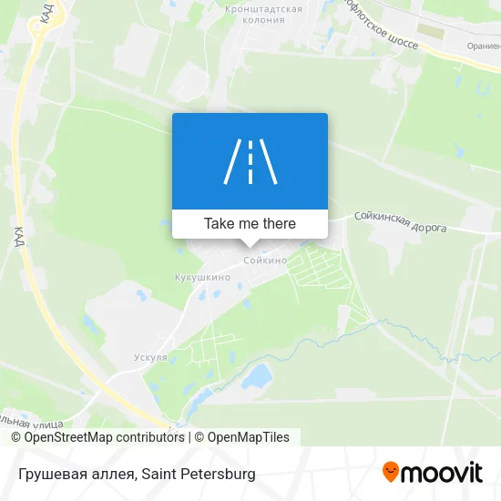 Грушевая аллея map