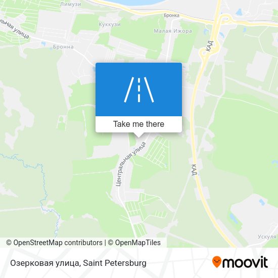 Озерковая улица map