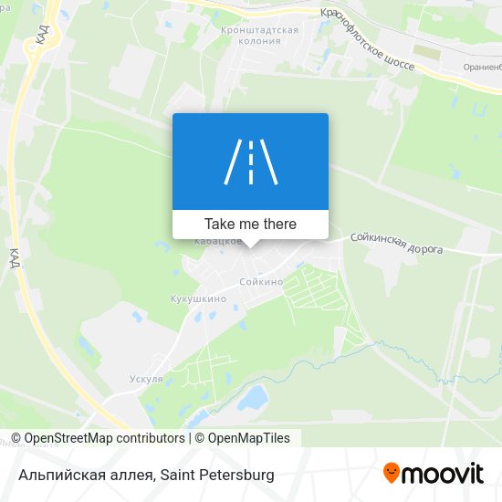 Альпийская аллея map