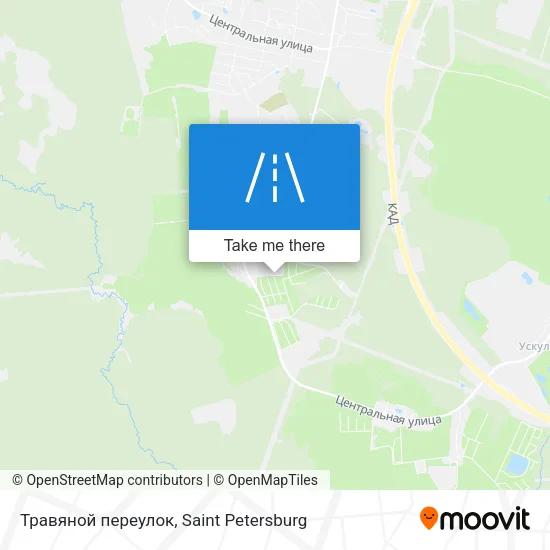 Травяной переулок map