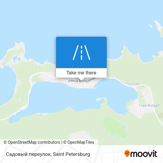 Садовый переулок map
