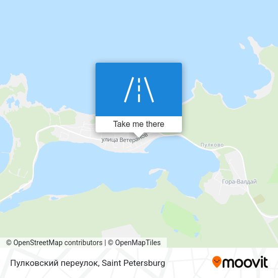 Пулковский переулок map