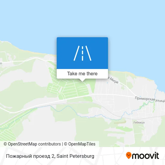 Пожарный проезд 2 map