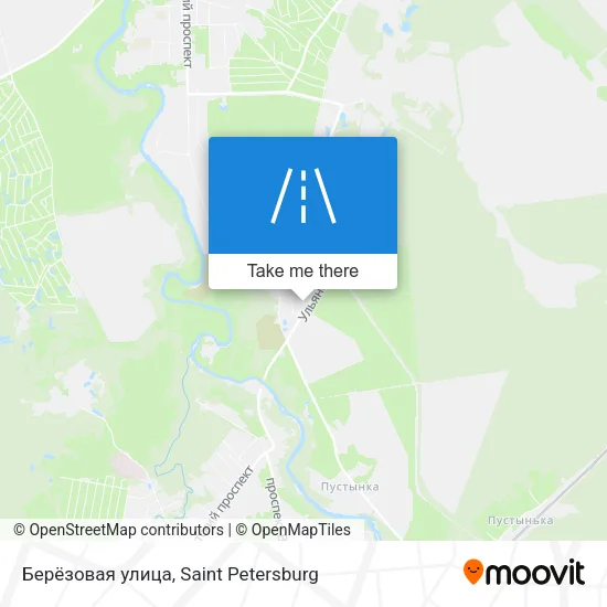 Берёзовая улица map