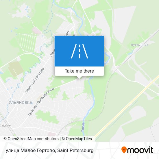 улица Малое Гертово map
