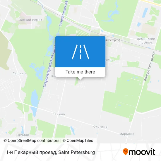 1-й Пекарный проезд map