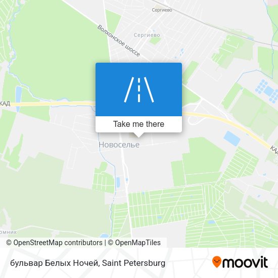бульвар Белых Ночей map