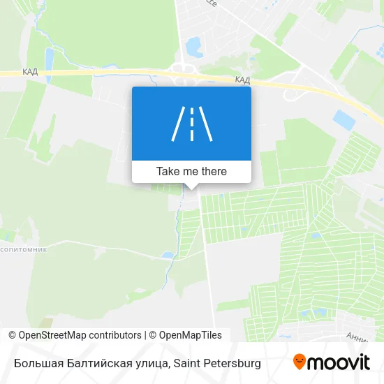 Большая Балтийская улица map