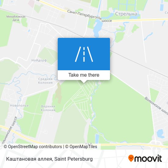 Каштановая аллея map