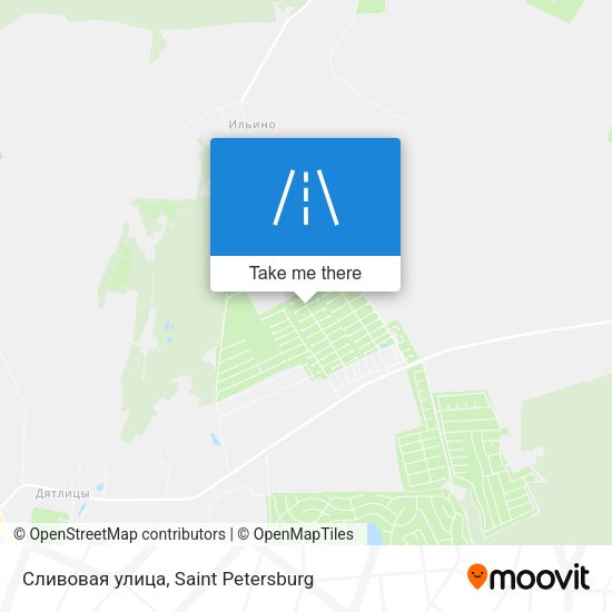 Сливовая улица map