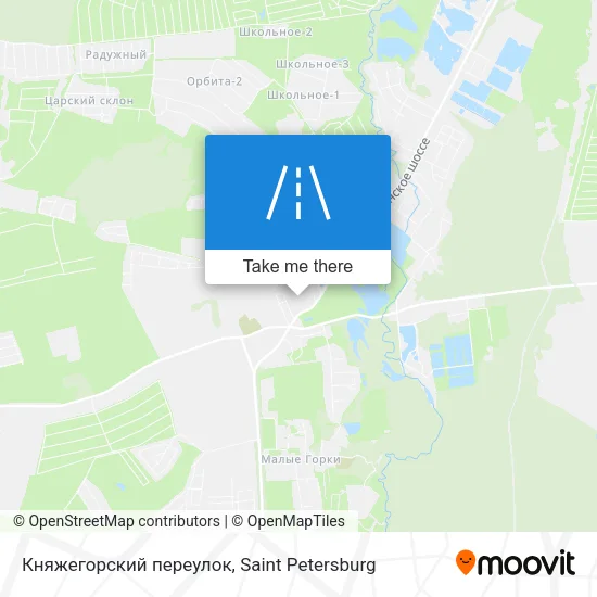 Княжегорский переулок map