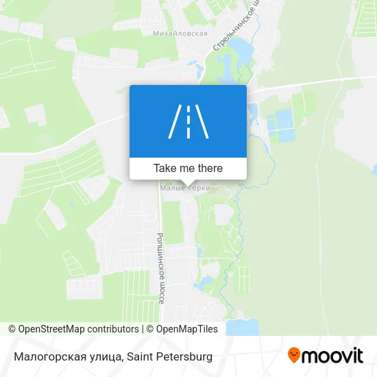 Малогорская улица map
