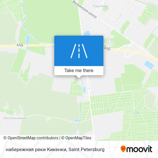 набережная реки Кикенки map