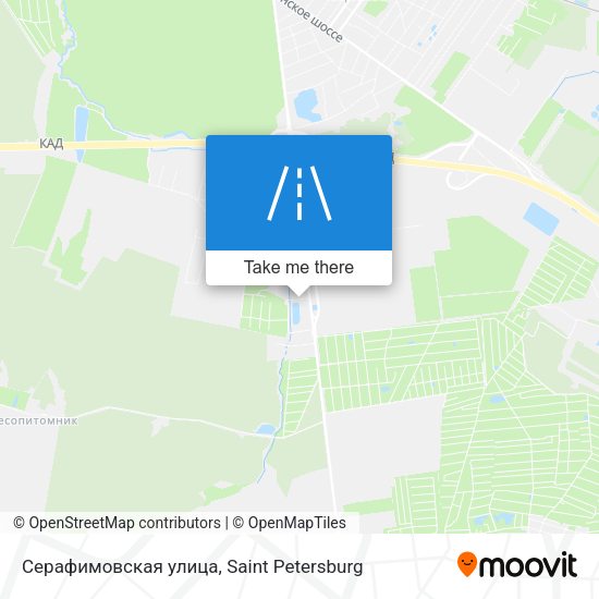 Серафимовская улица map