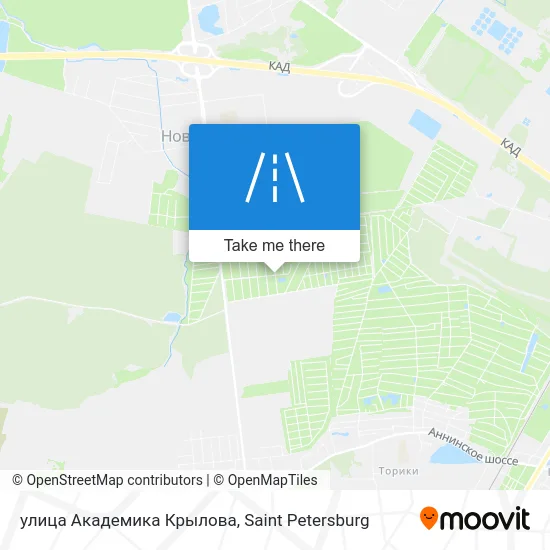 улица Академика Крылова map