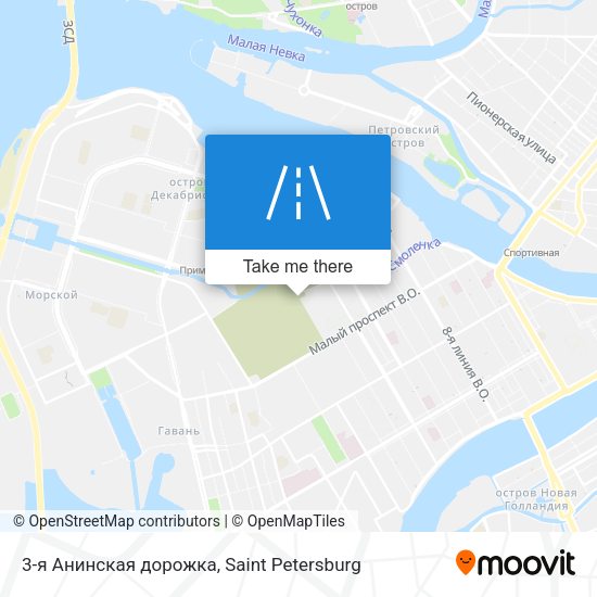 3-я Анинская дорожка map