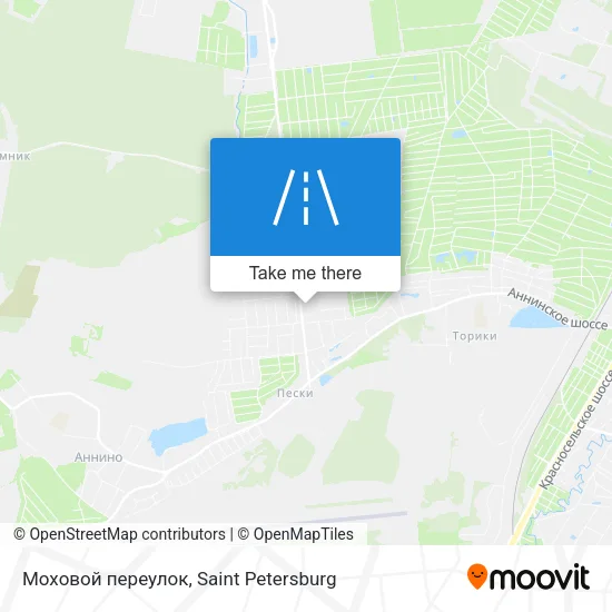 Моховой переулок map