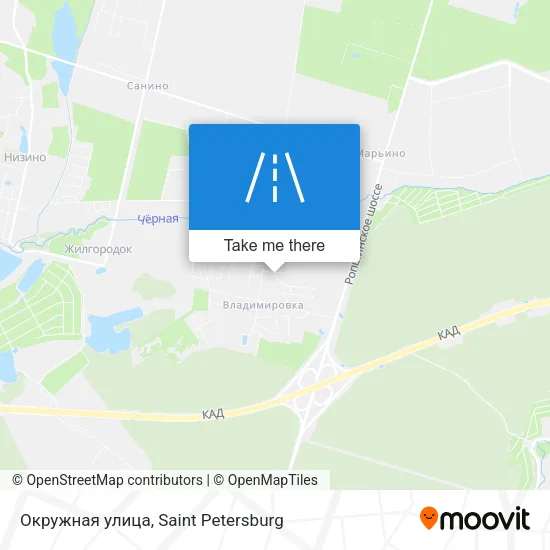 Окружная улица map