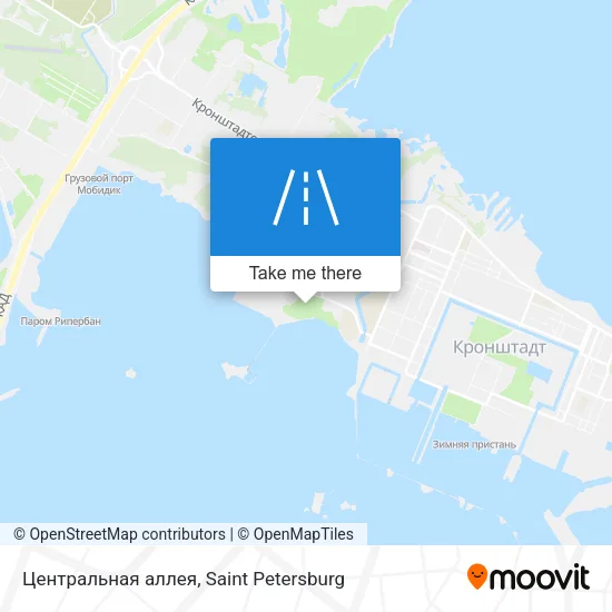 Центральная аллея map