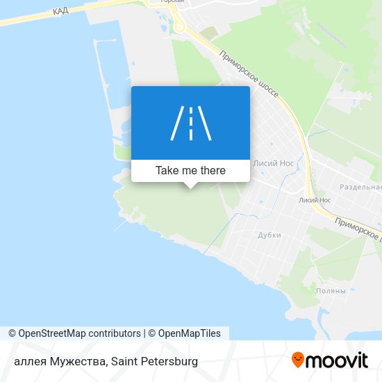 аллея Мужества map