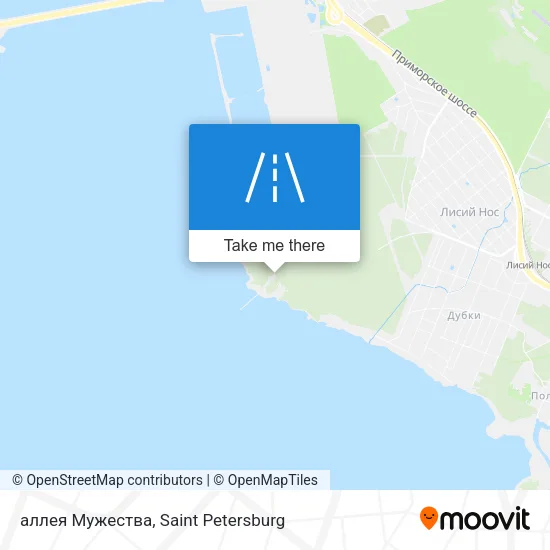 аллея Мужества map