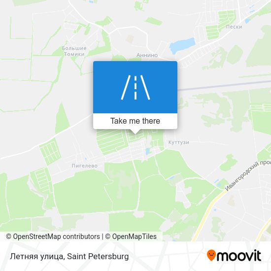 Летняя улица map