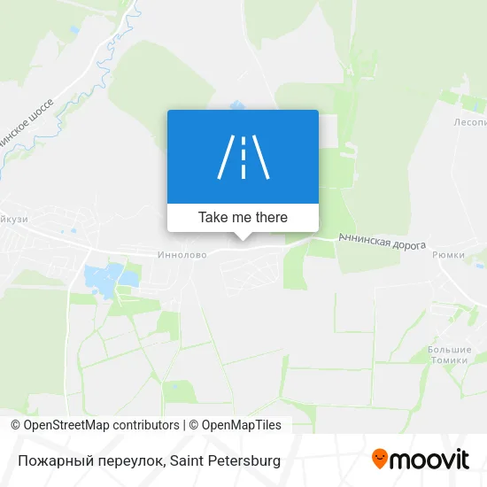Пожарный переулок map