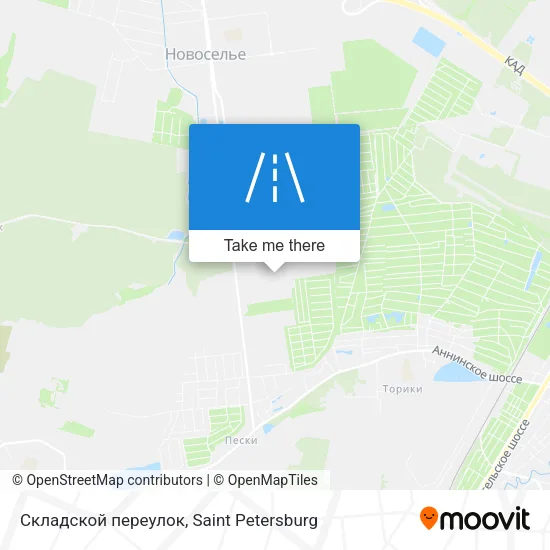 Складской переулок map