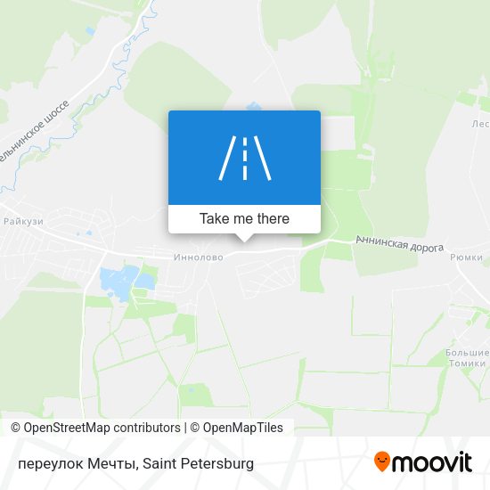 переулок Мечты map