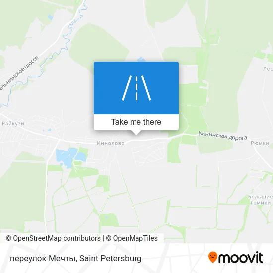 переулок Мечты map