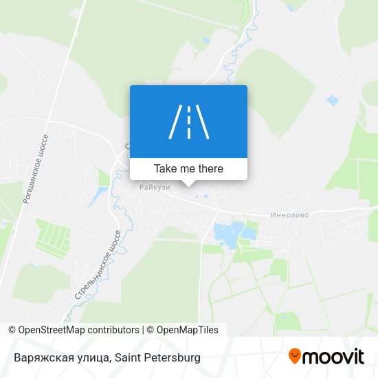 Варяжская улица map