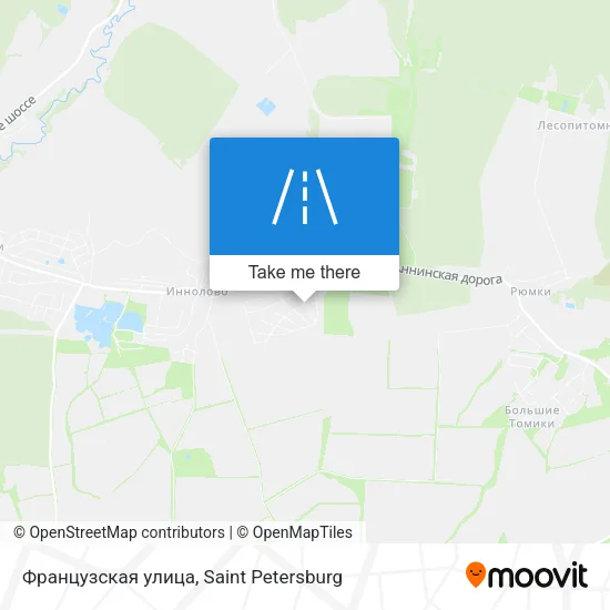 Французская улица map