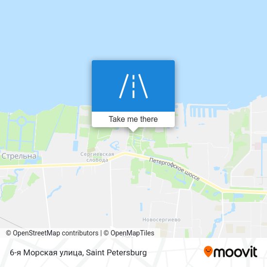 6-я Морская улица map
