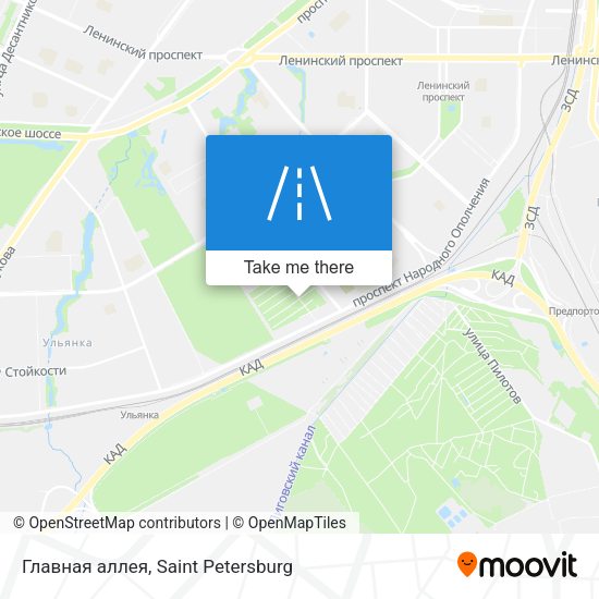 Главная аллея map