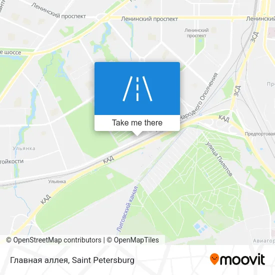 Главная аллея map