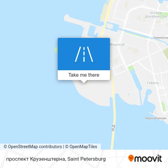 проспект Крузенштерна map